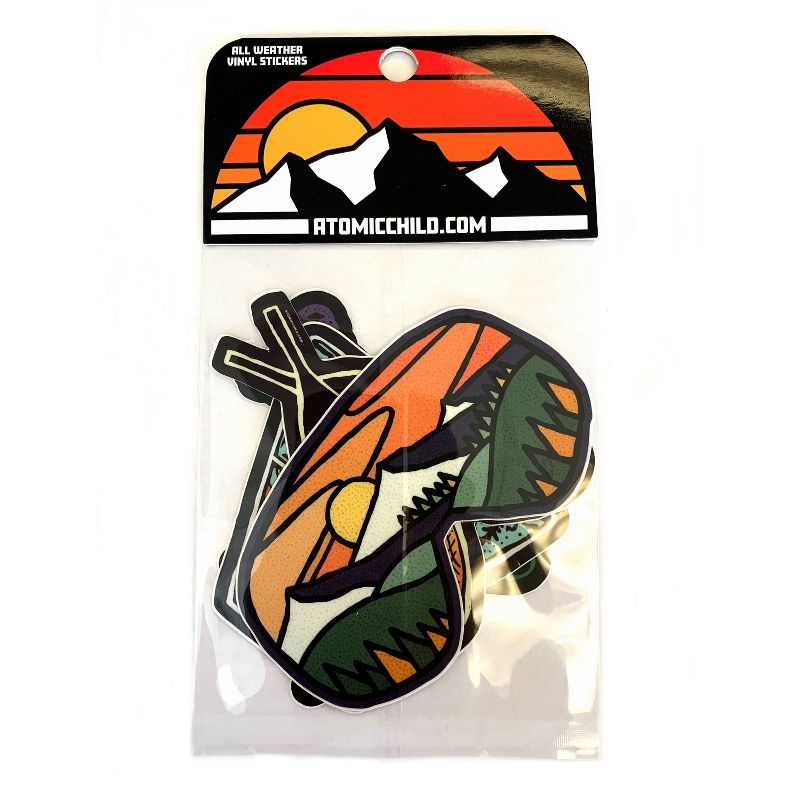 Atomicchild Fresh Powder Sticker Pack 5pc