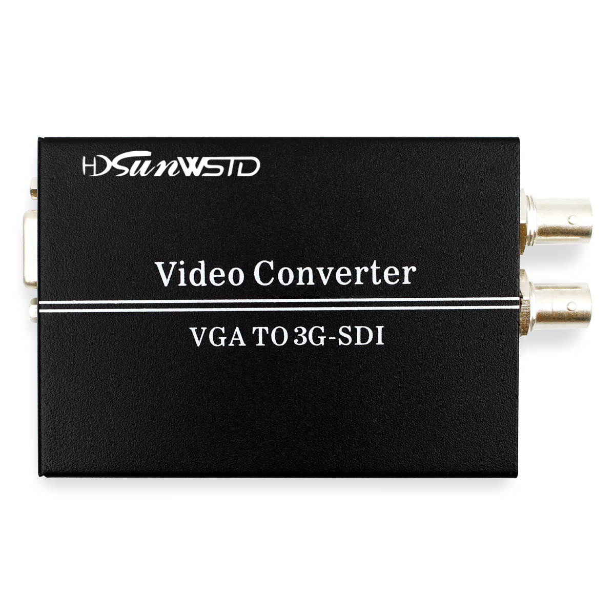 VGA to SDI Converter Adapter VGA+CVBS to SDI Support Full-HD / SD-SDI / 3G-SDI 2 SDI Ports