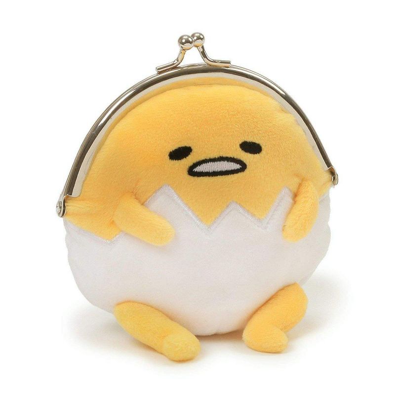 Enesco Gudetama the Lazy Egg 5" Plush Coin Purse