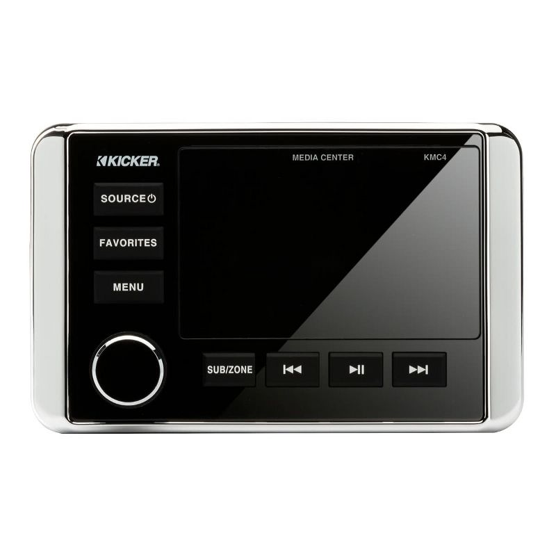 Kicker 46KMC4 Marine Dual-Zone Stereo Receiver with Bluetooth