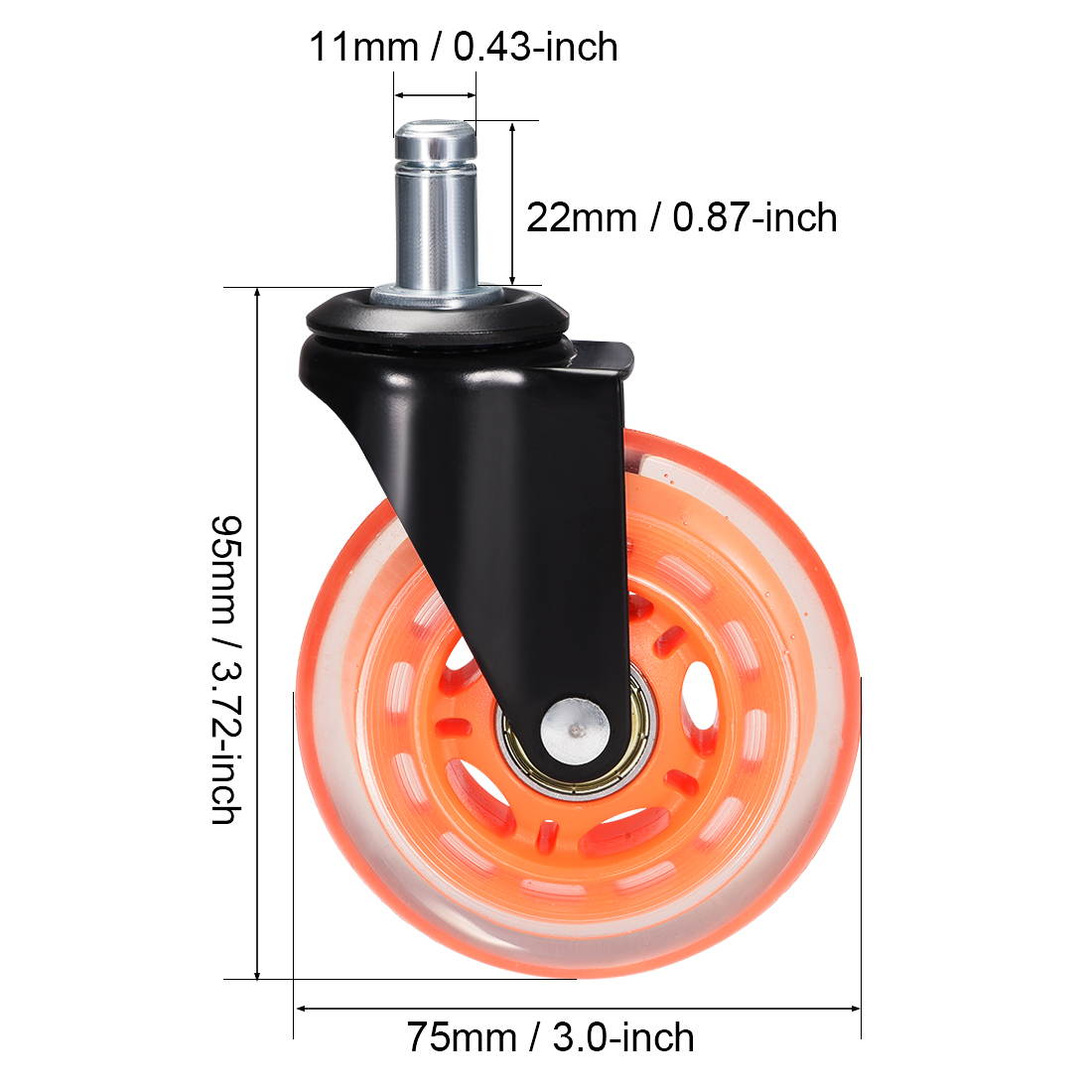 Global Leather Task Chair, Black (8993BK450/550) 