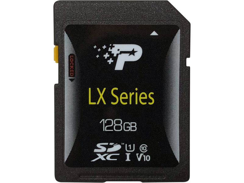 Patriot LX Series 128GB Secure Digital Extended Capacity (SDXC) Flash Card Model PSF128GLX1SDX