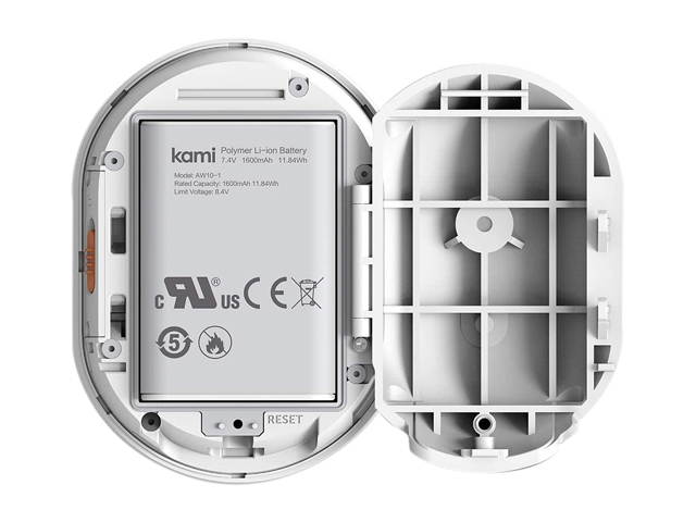 Kami by Yi Camera HD 1080P Wire-Free Home Security Camera Kit, Outdoor Rechargeable Battery with Motion Detection, Night Vision, 2-Way Audio & 6 Months 7-Day Cloud Service via Kami APP or YI Home APP