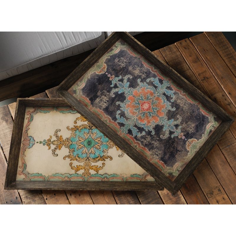 Decorative Trays (25"x15") - Set of 2 - A&B Home