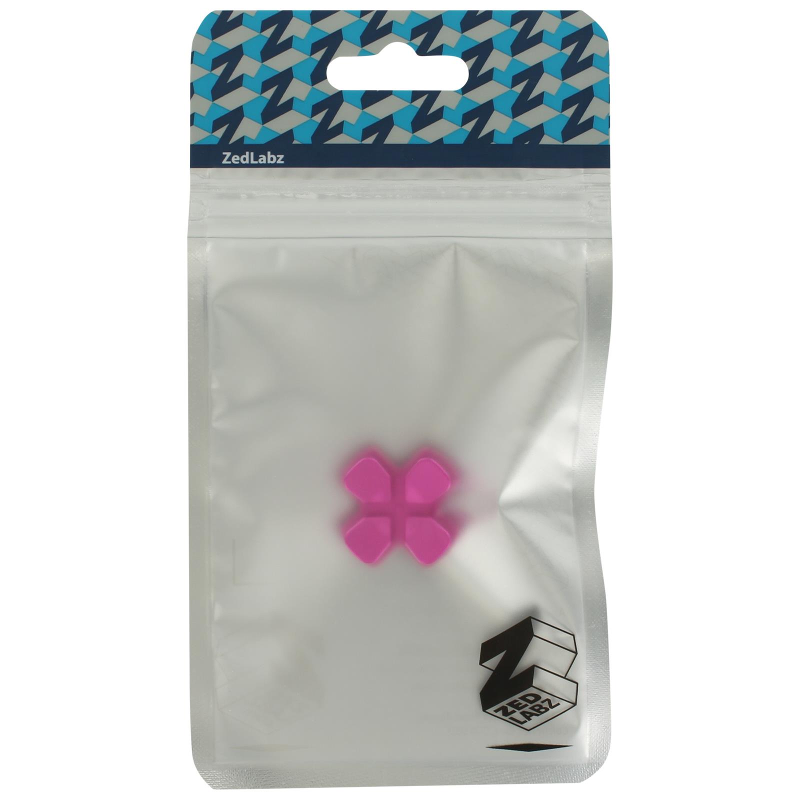 ZedLabz aluminium alloy metal directional d pad arrow button for Sony PS4 controllers - pink