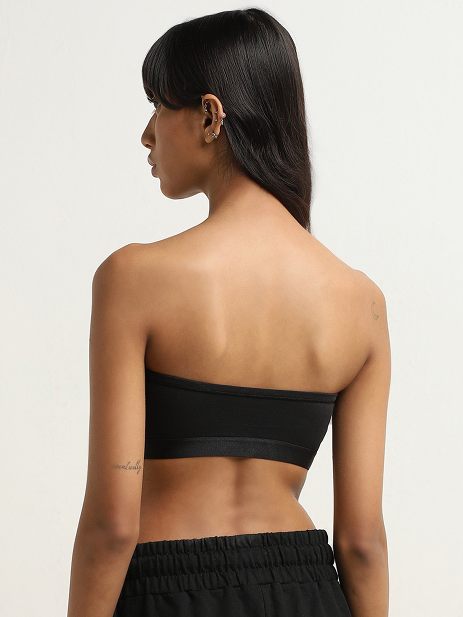 Superstar by Westside Black Padded Cotton Blend Bra