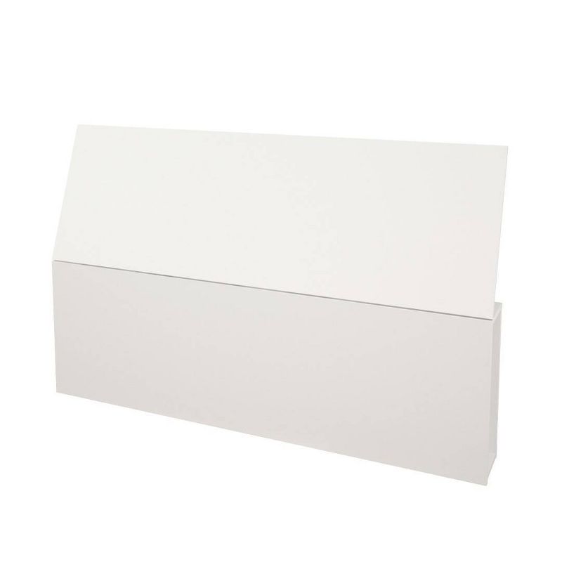 Queen 3pc Sahara Platform Bed Bundle White/Walnut - Nexera