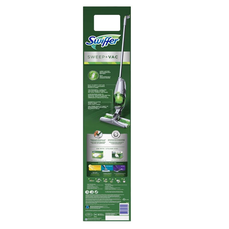 Swiffer Sweep + VAC Cordless Vacuum Kit with Lithium Ion Battery