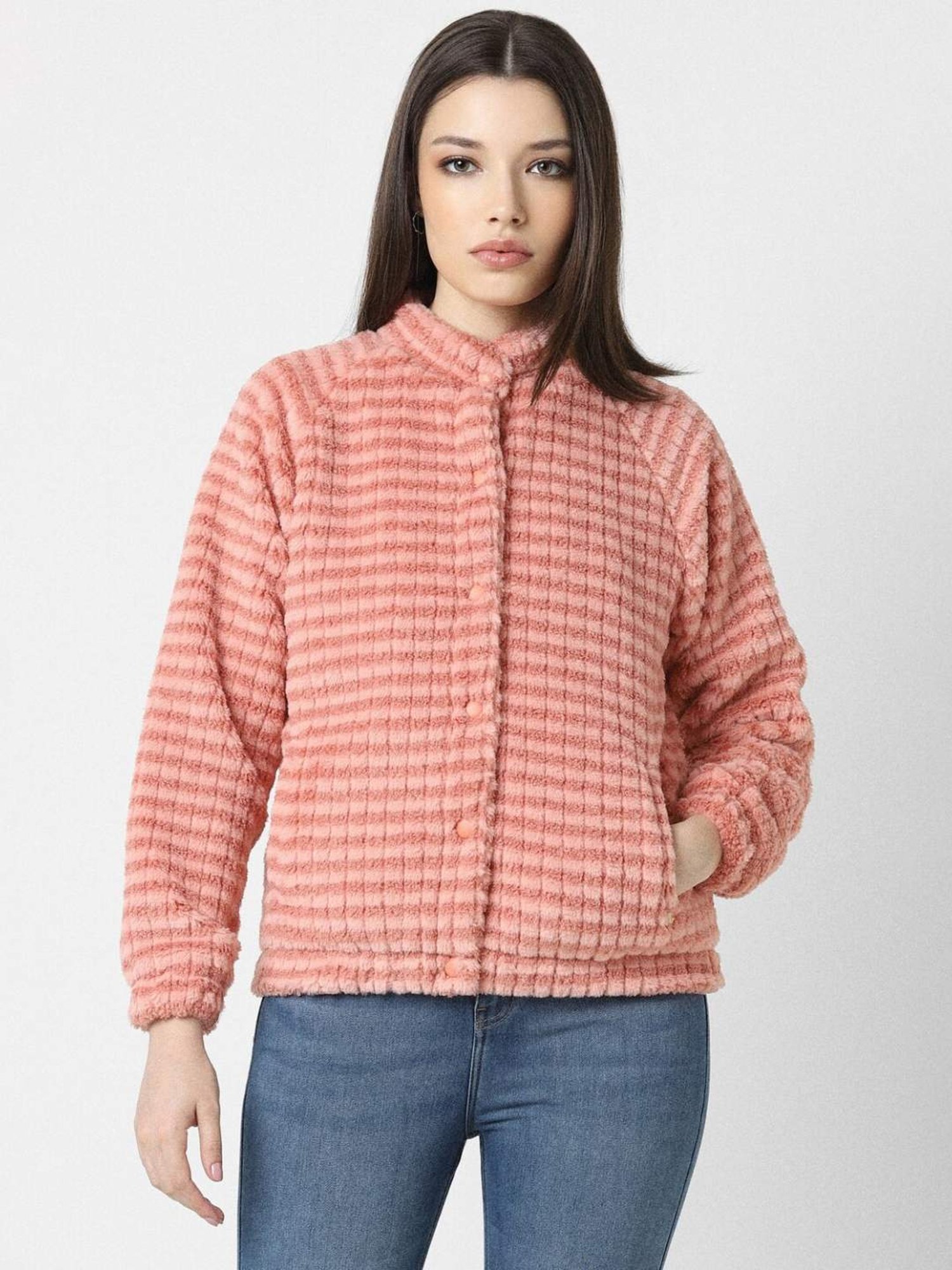 Van Heusen Pink Striped Jacket