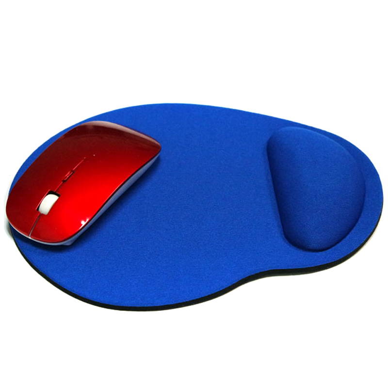 Mouse Mat Pad with Wrist Rest Support Cushion ,Gaming Mouse Mat Mousemat Mousepad Anti-Slip Comfort Pad for PC Computer Laptop Office Black Color