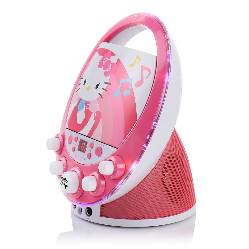 Hello Kitty Party CDG Disco Karaoke Machine in Pink