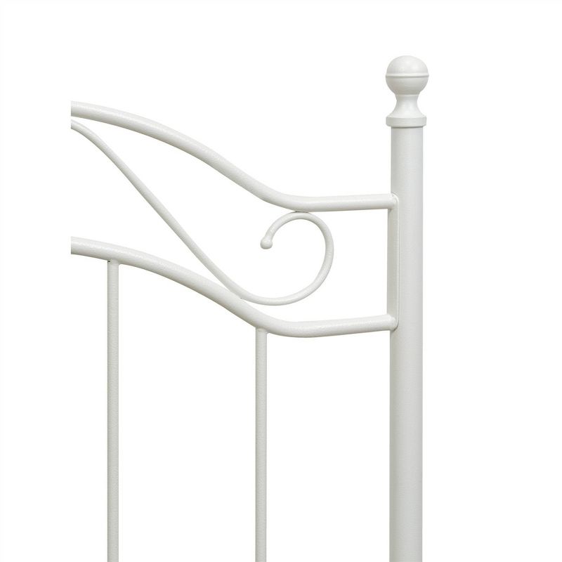 Twin Rozella Metal Bed White - Dorel Living