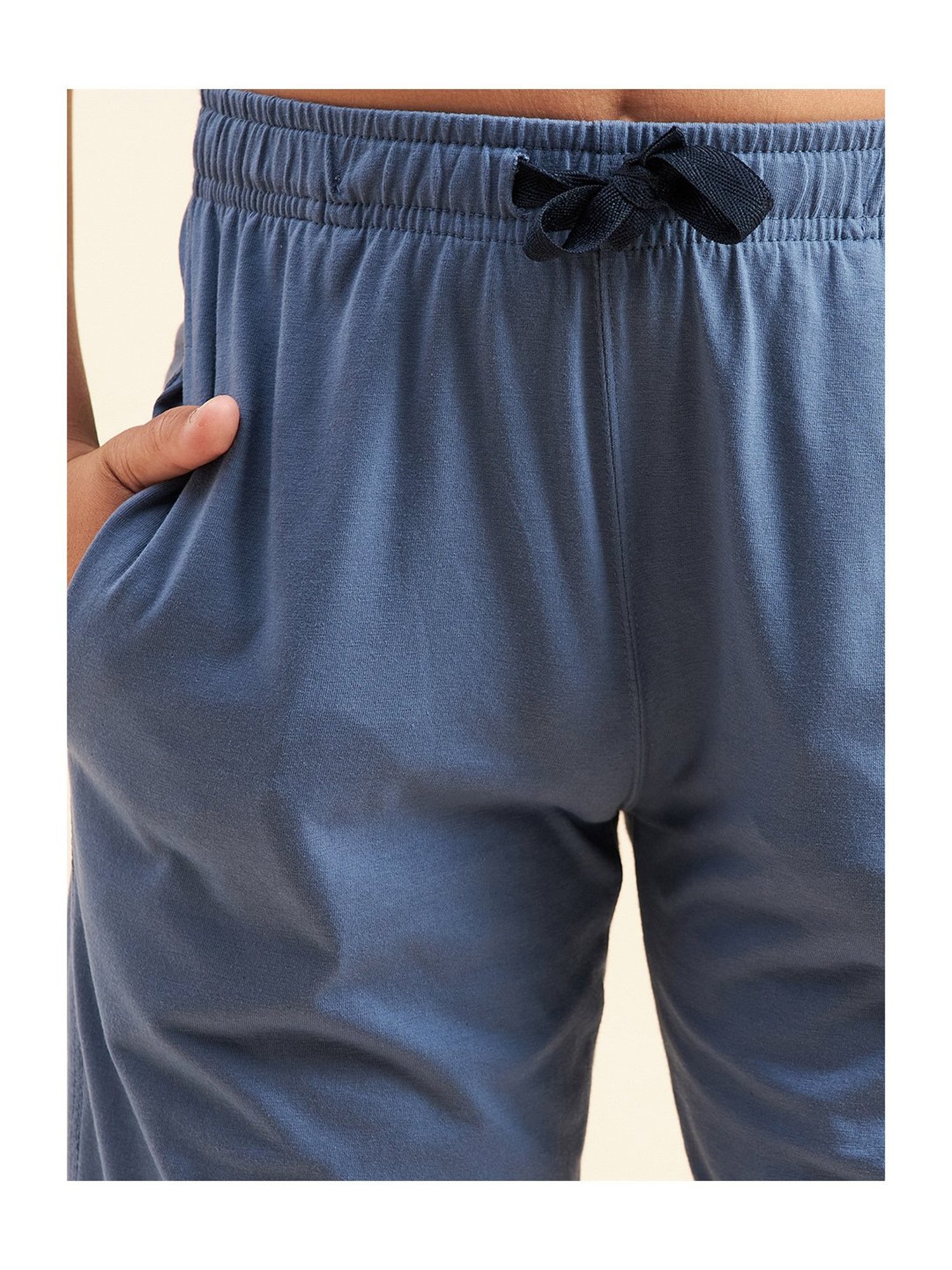 Sweet Dreams Kids Blue Printed T-Shirt with Capri