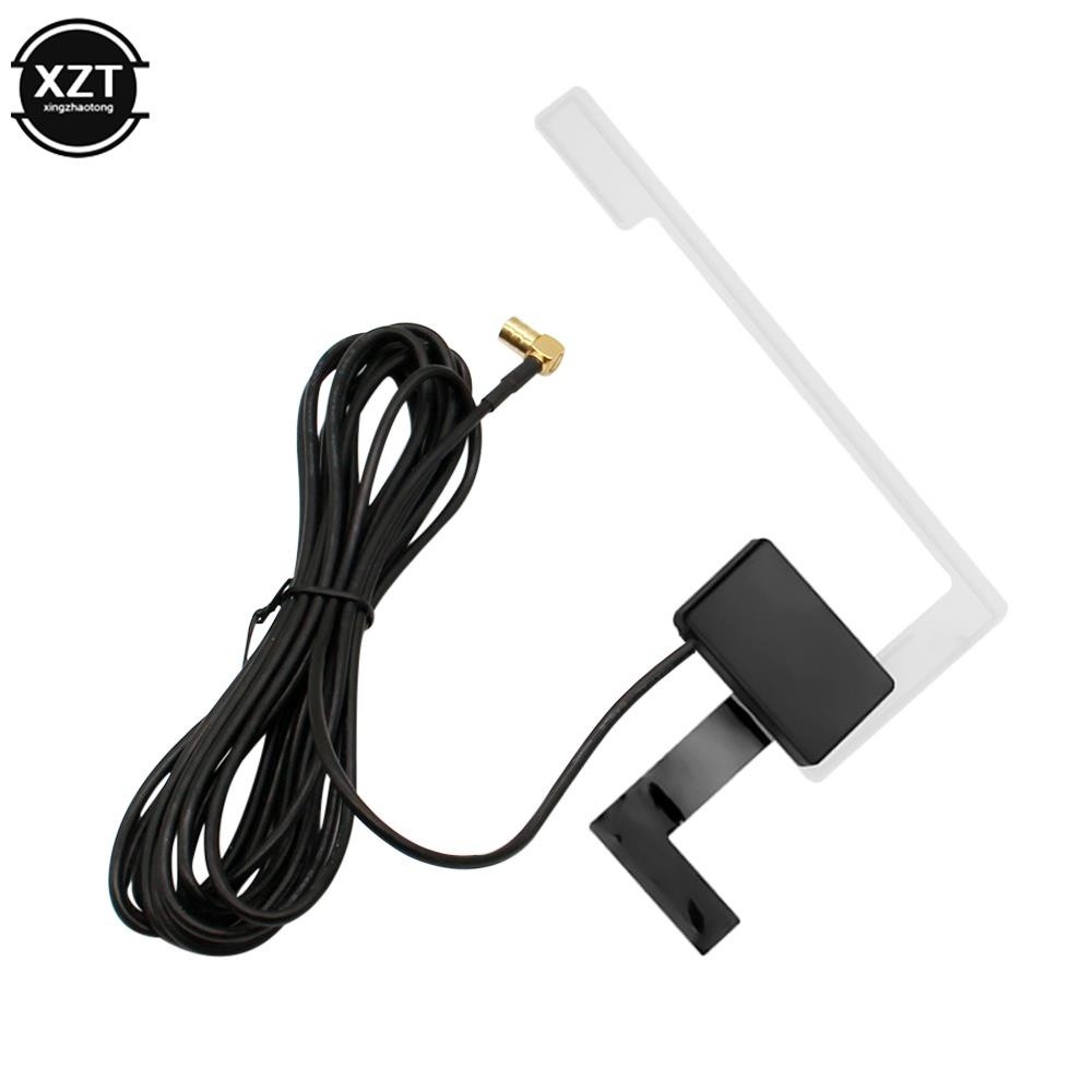 Universal SMB Connector Vehicle Active Radio Antenna DAB Digital Cat Radio Aerial Built in RF Amplifier Strong Stable Signal