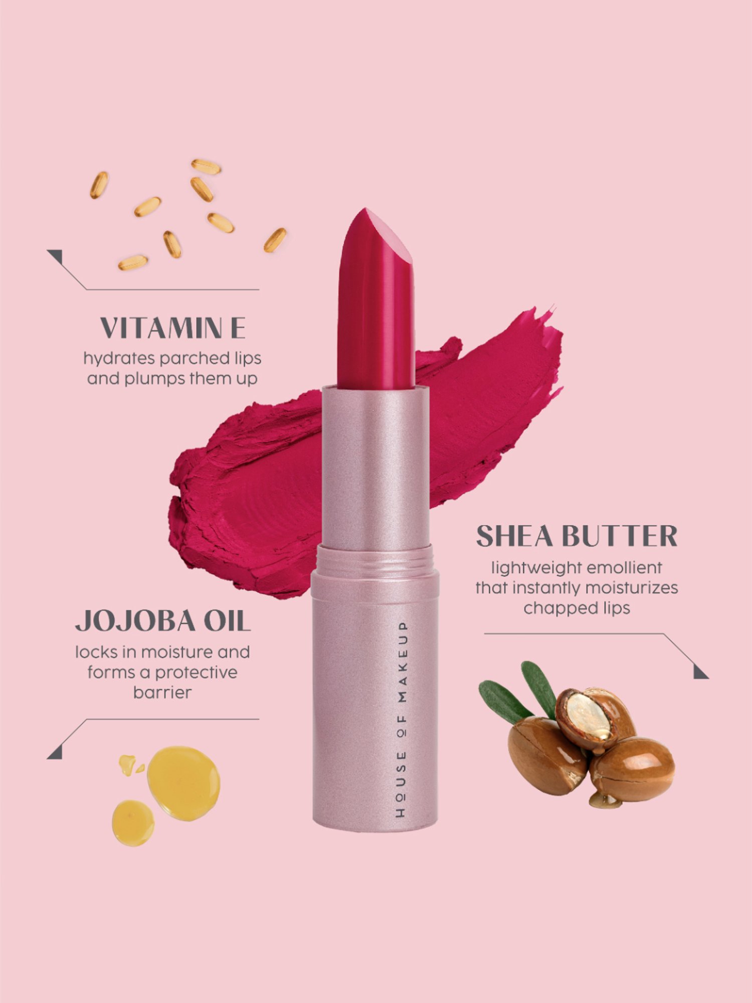 GA-DE Selfie Full Cover Lipstick 862 Paris - 4.2 gm