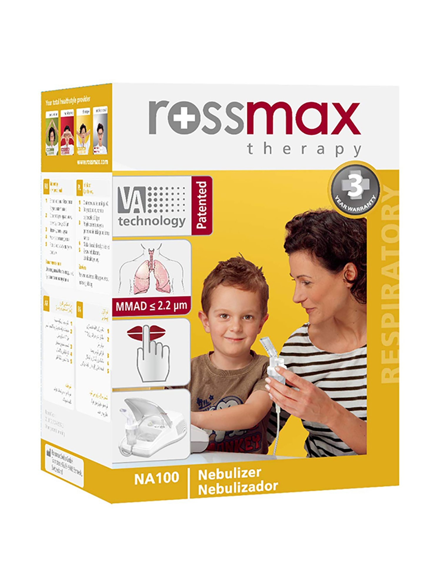 Rossmax NA100 Piston Nebulizer (White)