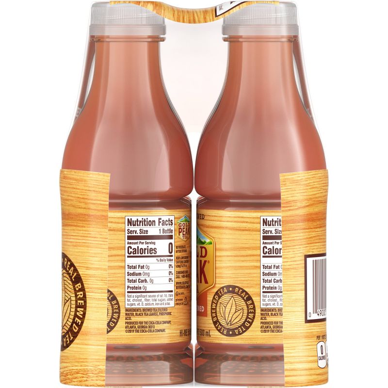 Gold Peak Unsweetened Tea - 6pk/16.9 fl oz Bottles