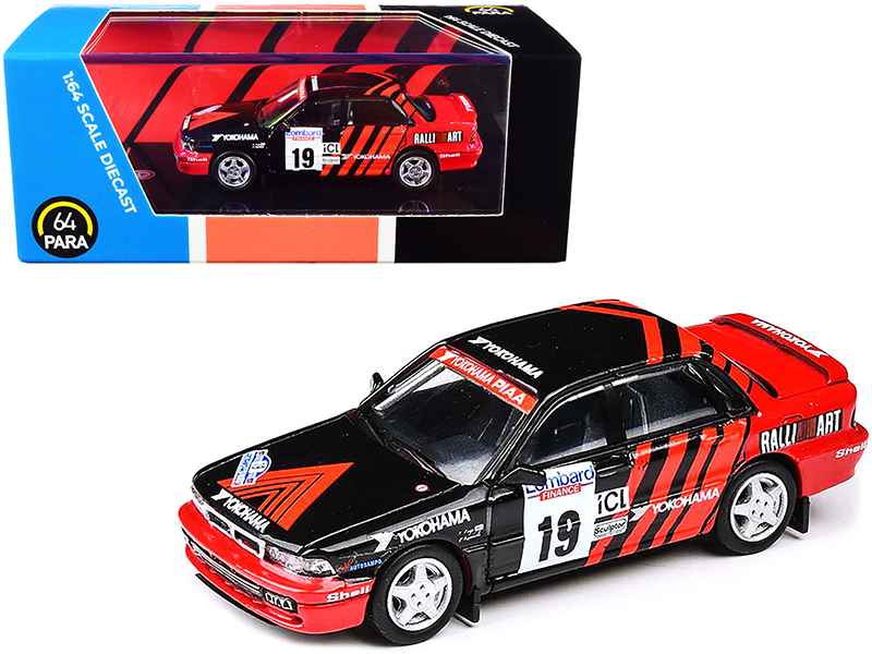 Mitsubishi Lancer GSR Evolution III RHD (Right Hand Drive) Black "Global64" Series 1/64 Diecast Model by Tarmac Works