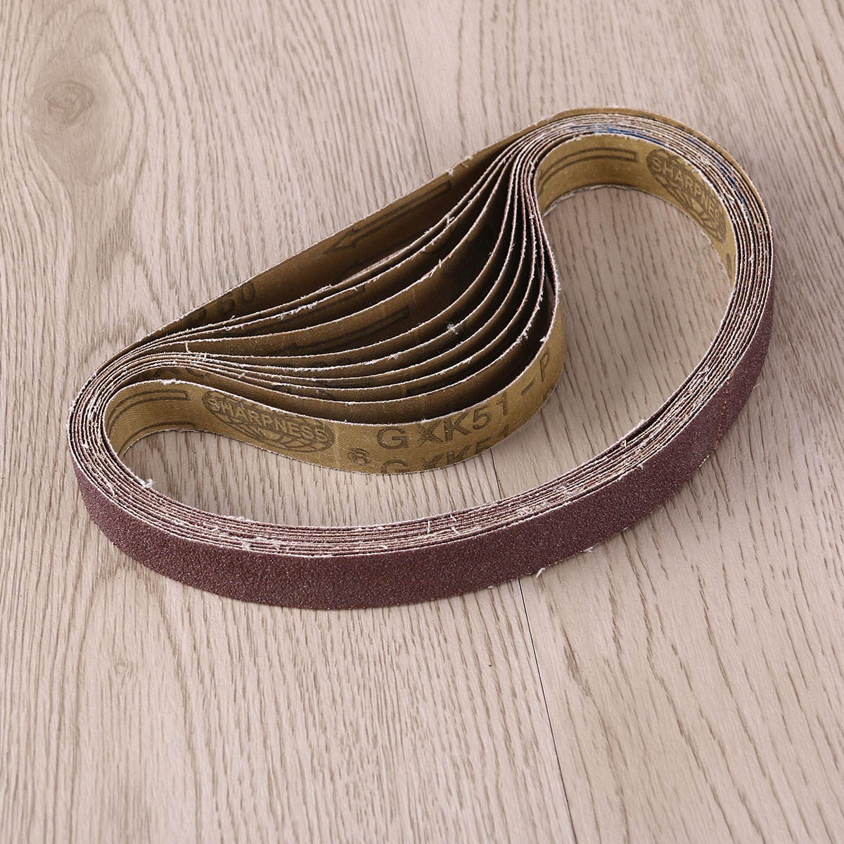 10PCS Sanding Belt Sandpaper Strips Polishing Grinding Belt 20mm x 520mm