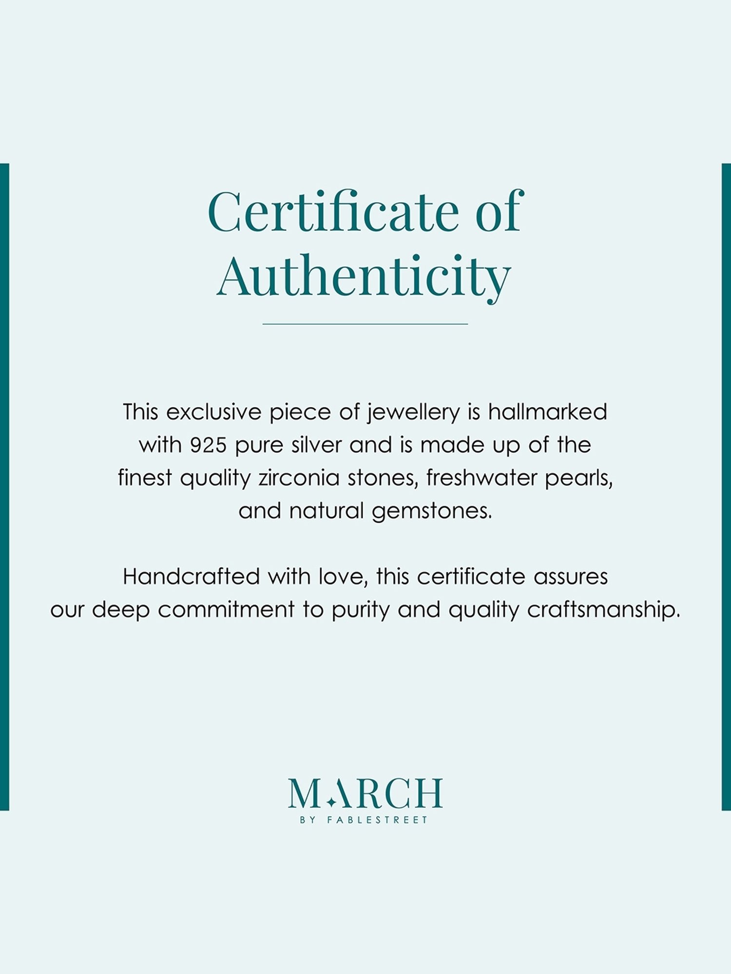 March by FableStreet Zircon ded Natural Pearl 92.5 Sterling Silver Drop Earrings