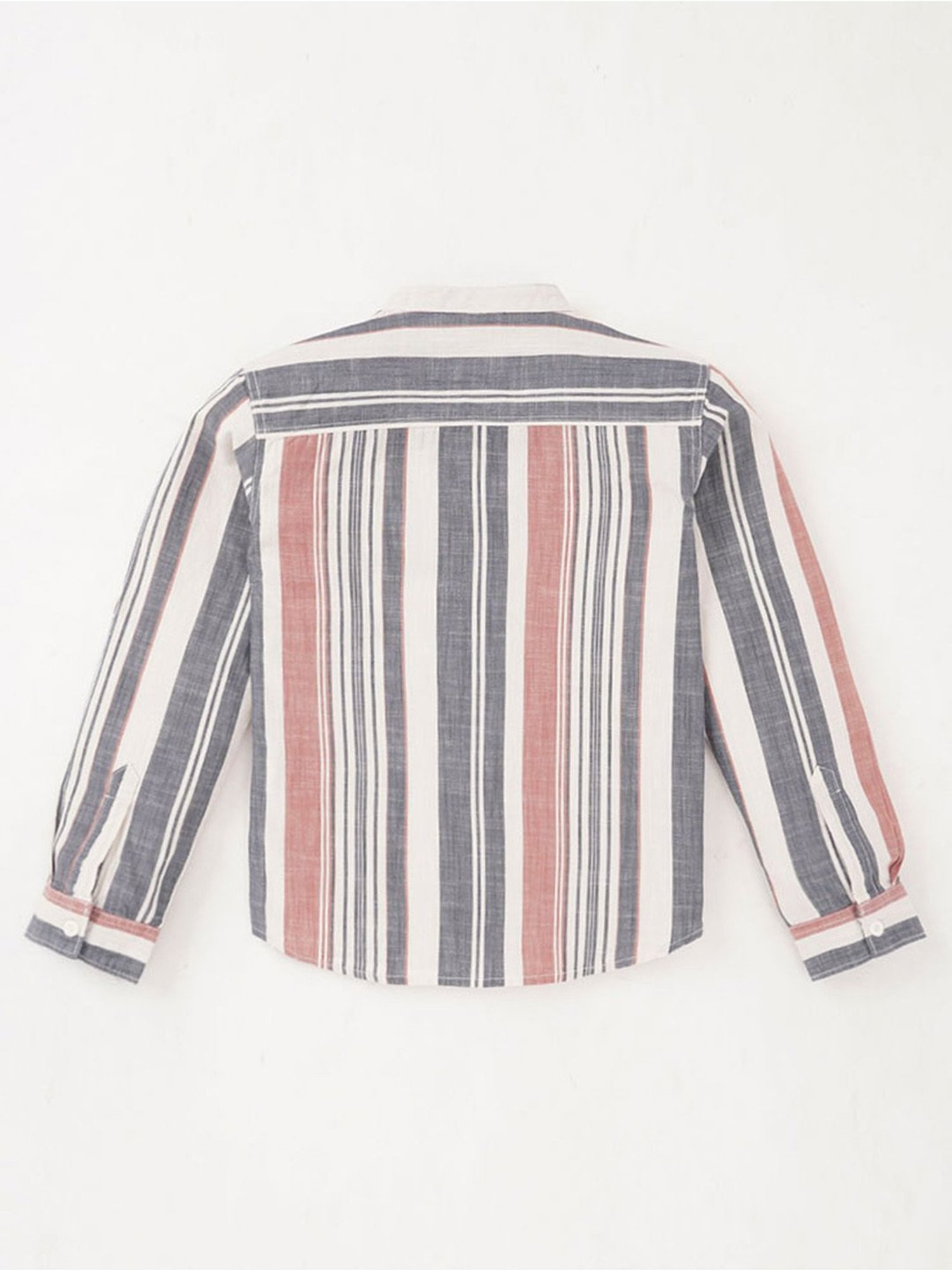 Edheads Kids Multicolor Cotton Striped Full Sleeves Shirt