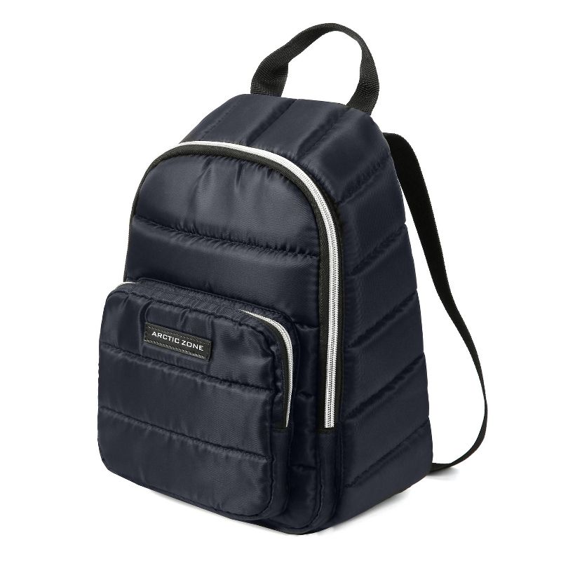 Arctic Zone Quilted Cooler Lunch Bag - Majolica Blue