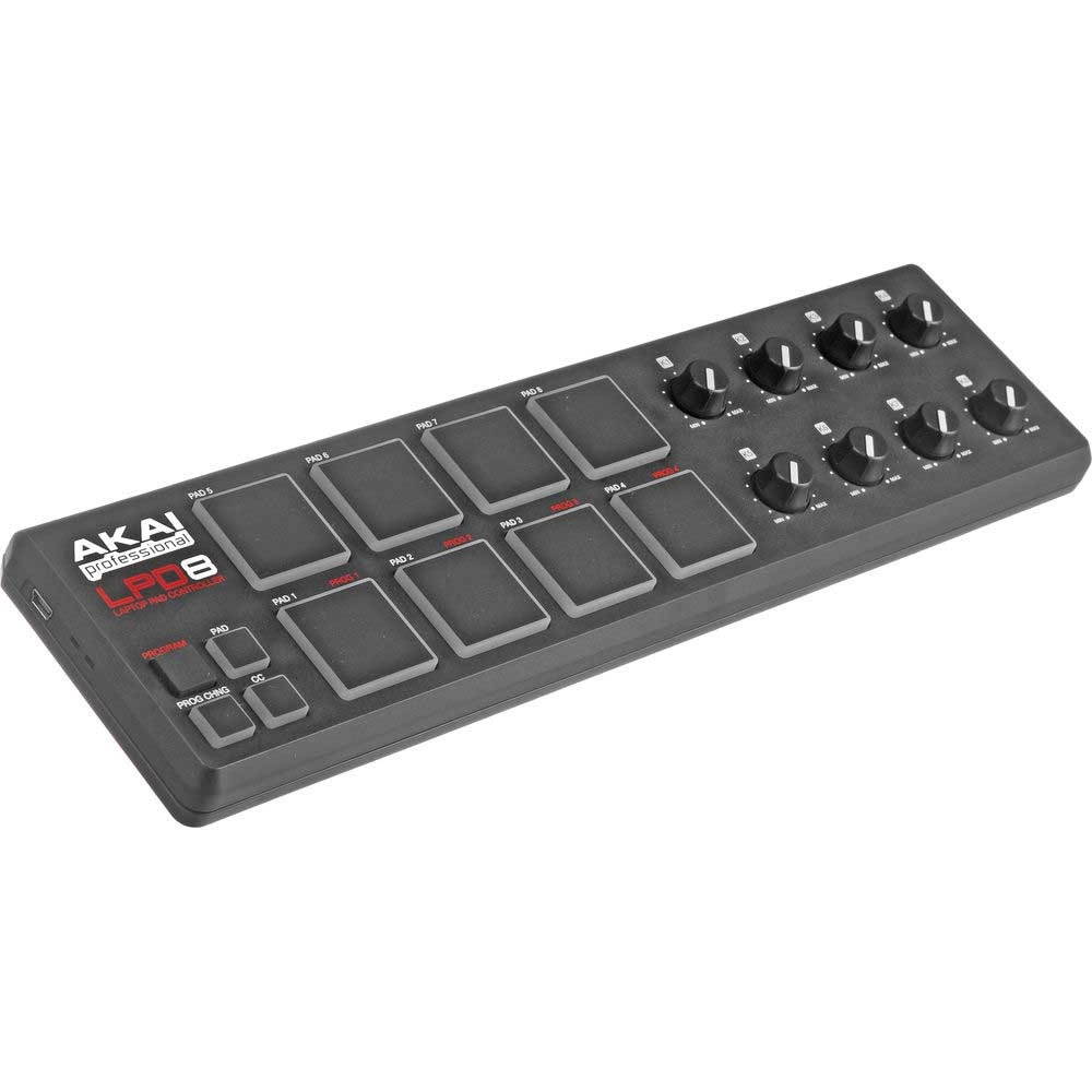 Akai LPD8 Laptop Pad Controller USB & Midi Pad Controller