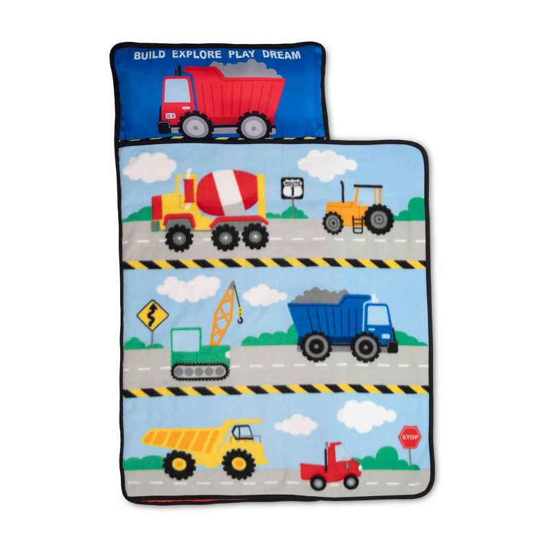 Toddler Construction Trucks Lounge Pad