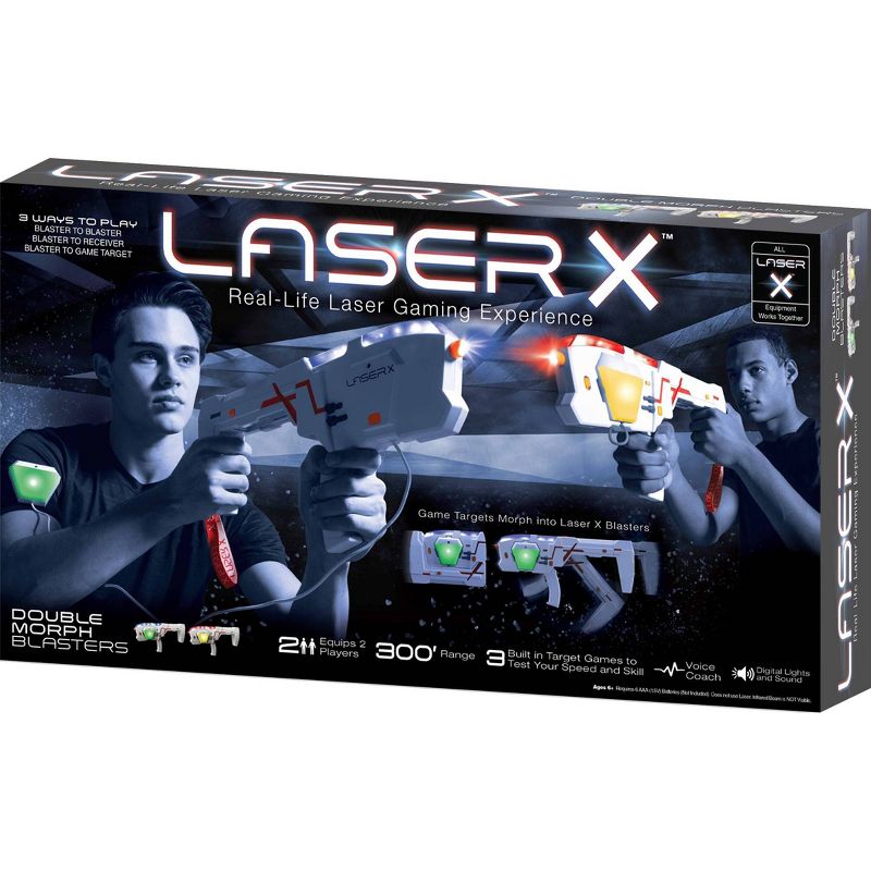Laser X Two Player Double Morph Laser Tag Gaming Set