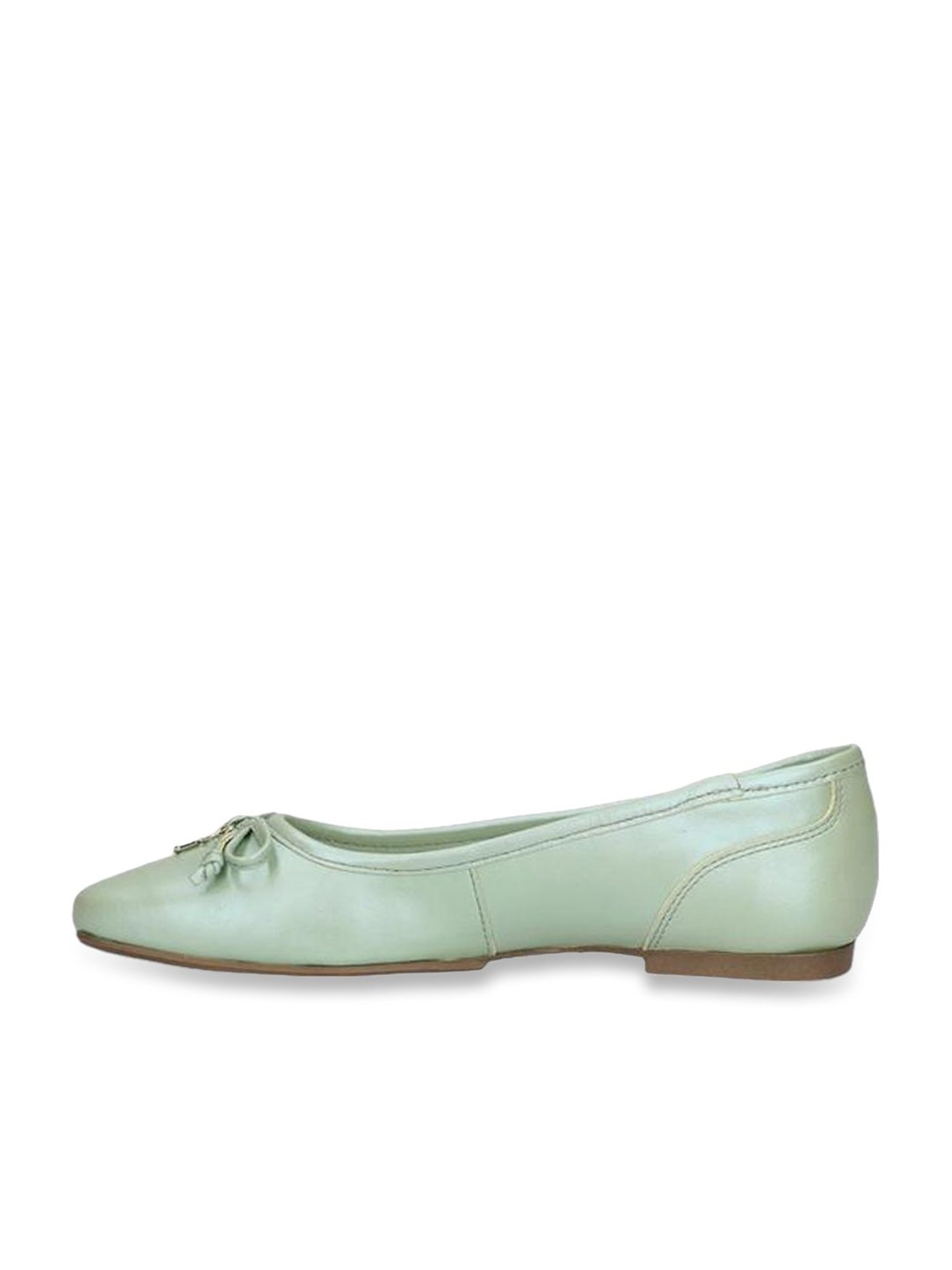 Bagatt Women's Amalia Green Flat Ballets