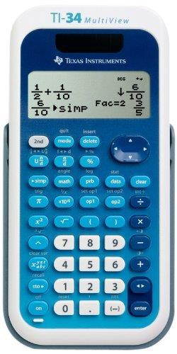 Texas Instruments TI-34 MultiView Scientific Calculator 2-Pack