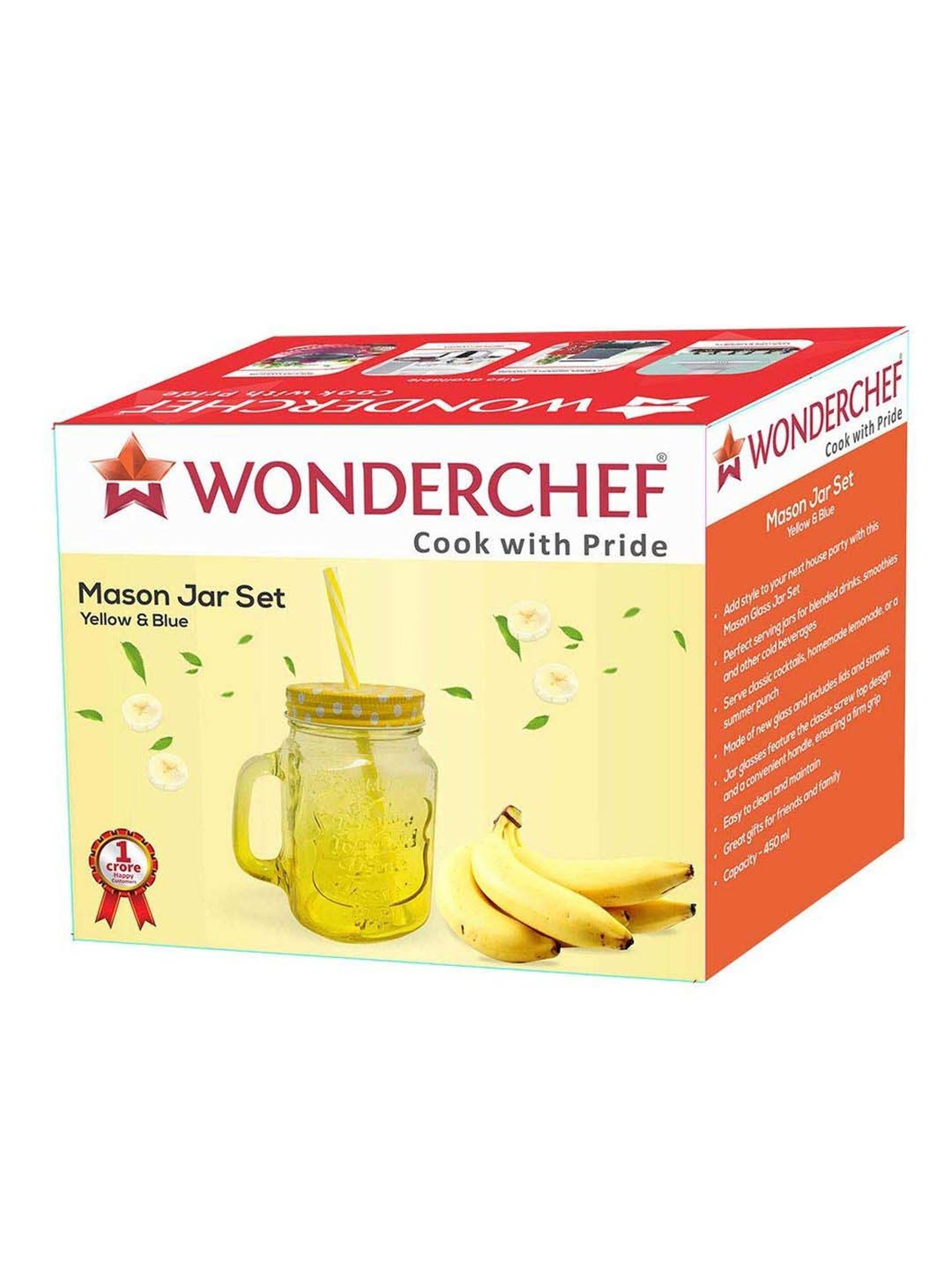 Larah by Borosil White Ceramic Opalware Mug - Set of 6 160ml