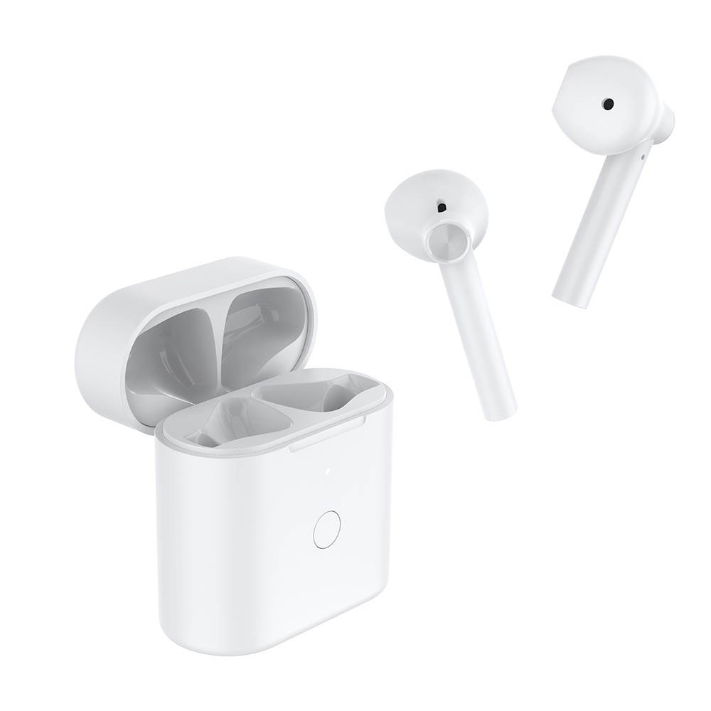 QCY T7 TWS Earbuds Bluetooth 5.1 True Wireless Headphones HiFi Stereo Music Earphones Twins Sports Headset ENC Noise Cancelling Touch Control with Mic Charging Box QCY Smart APP