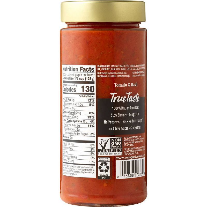 Vero Gusto Tomato Basil - 20oz