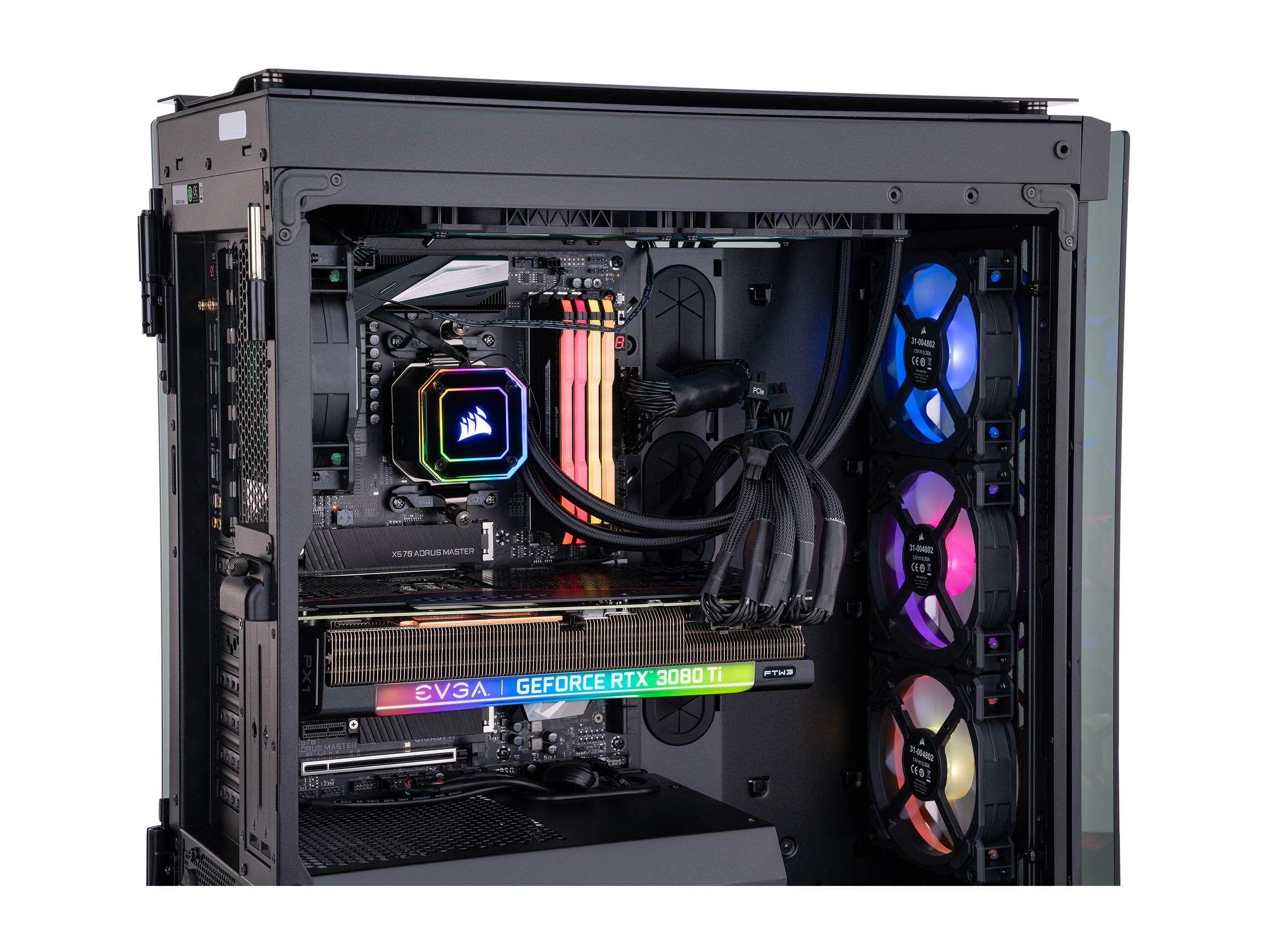 ABS Legend Gaming PC - AMD R9 5950X - EVGA GeForce RTX 3080 Ti FTW3 Ultra Gaming - G.Skill TridentZ RGB 32GB DDR4 3200MHz - 2TB M.2 NVMe SSD - 240MM RGB AIO - Windows 10 Pro 64-bit