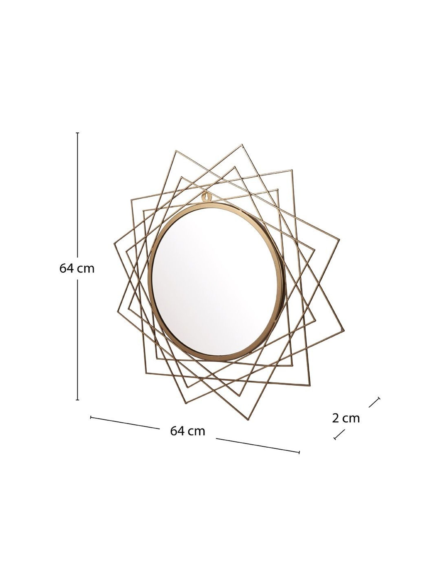 Wallace Table Mirror With Display Tray - Shiraleah