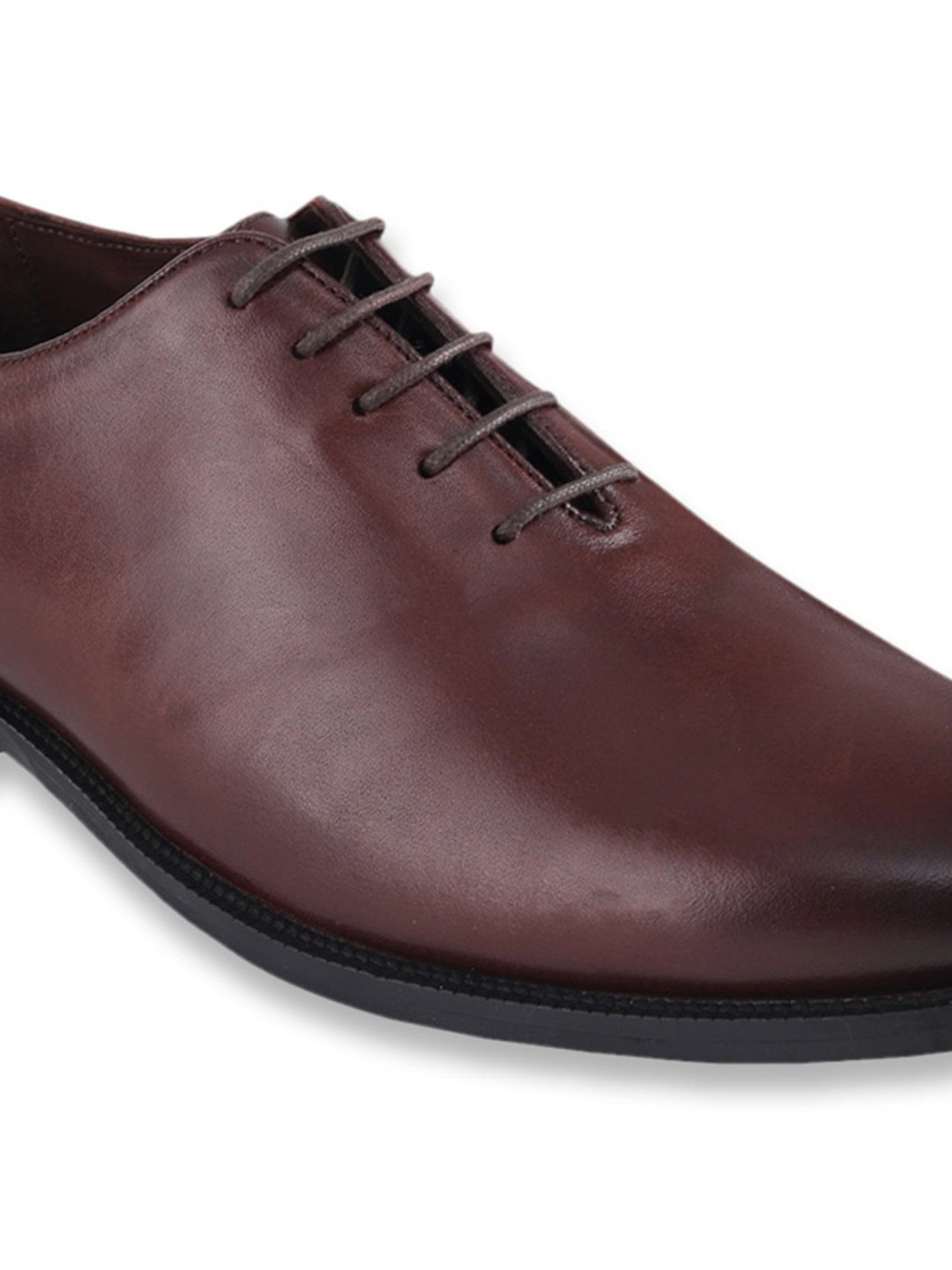 Ezok Men's Brown Oxford Shoes