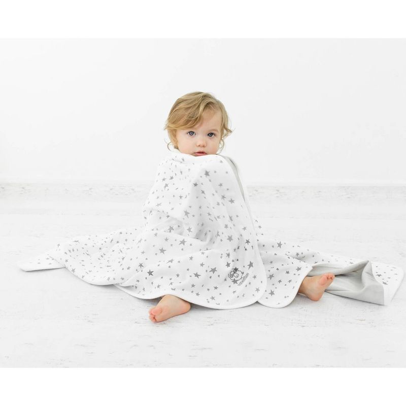 Woolino Organic Cotton Stroller Blanket - Stars