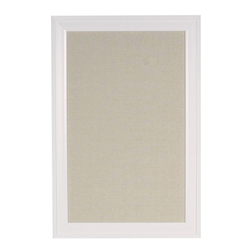 Universal Cork/Dry Erase Board, Melamine, 24 x 18, Black/Gray Aluminum/Plastic Frame