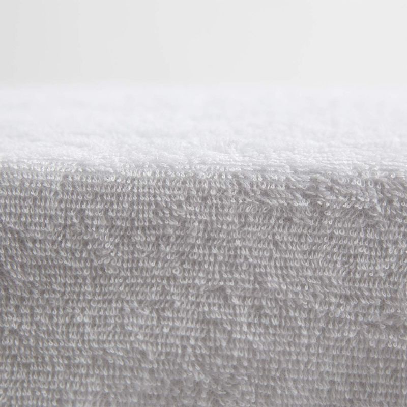 JumpOff Jo Crib Mattress Protector - Terry Cotton and Waterproof Mattress Cover for Standard Sized Cribs - 28 x 52 Inches - White