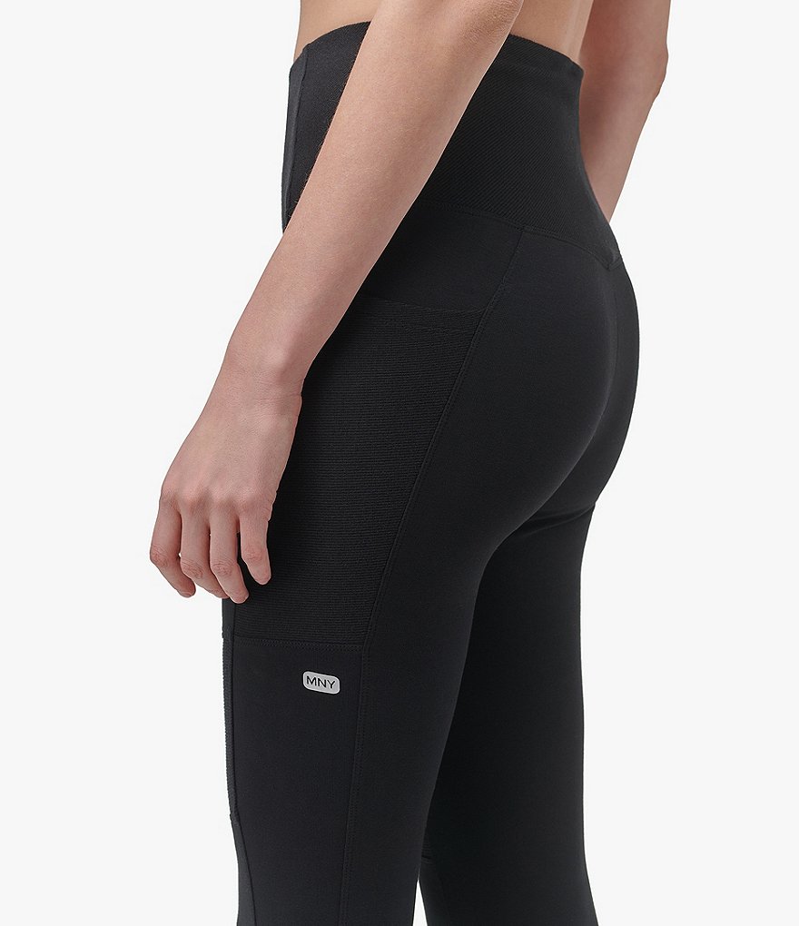 Marc New York Performance High Rise Pocketed 7/8 Rib Leggings