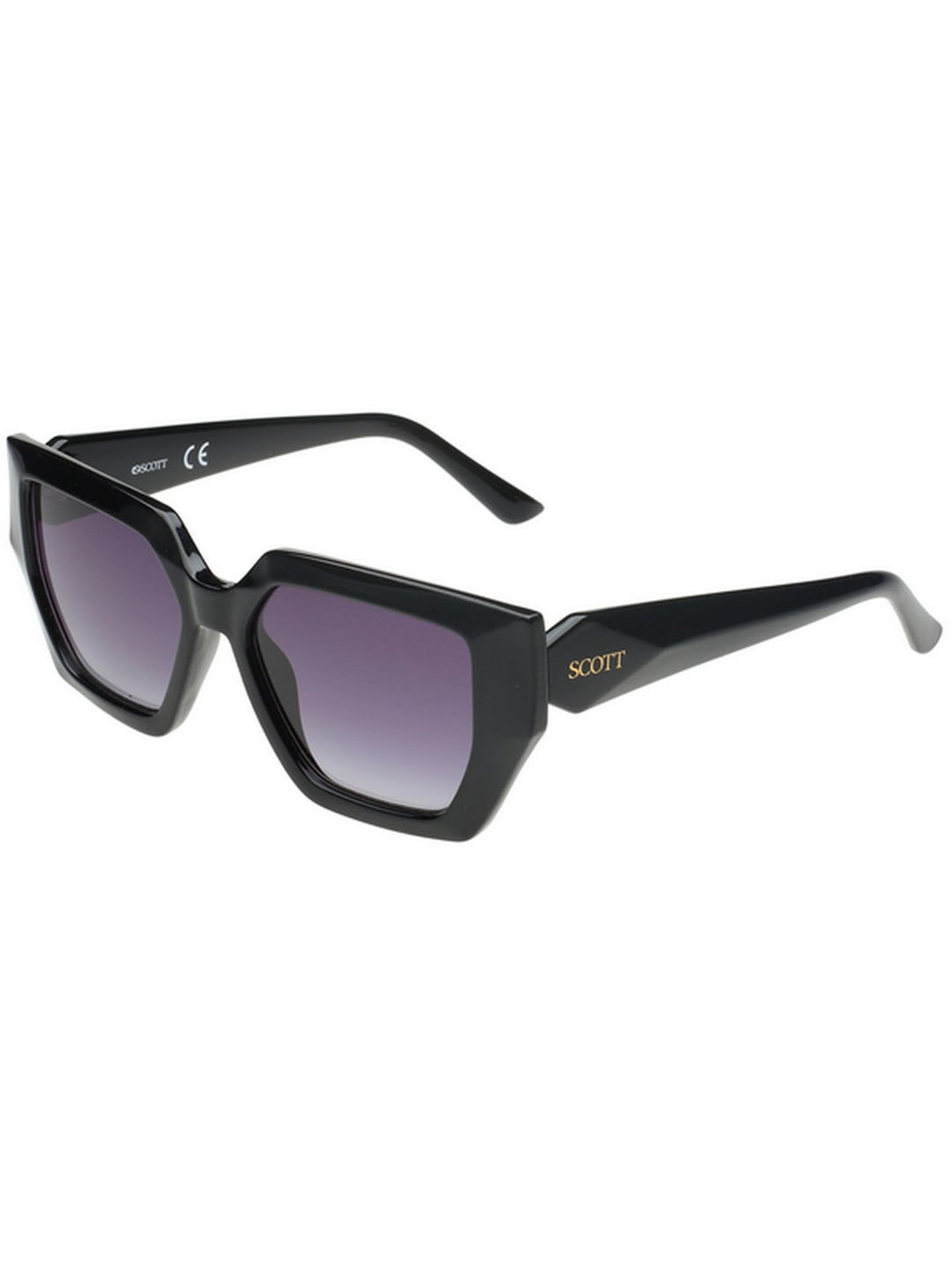 SCOTT Grey Square UV Protection Sunglasses for Women