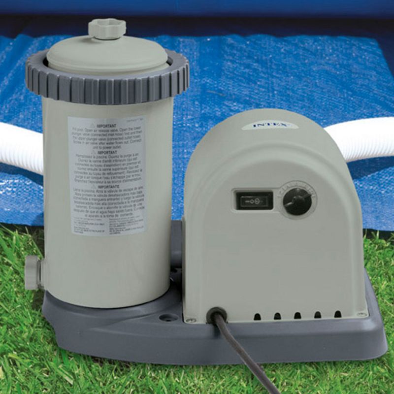 Intex 18ft x 48in Inflatable Pool Set w/ Filter (6 pk) & Natural Chemistry