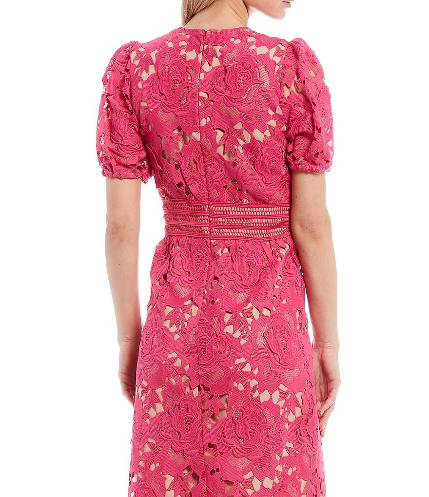 Dress the Population Sandra Crepe Plunge V-Neck Sleeveless Side Slit Gown