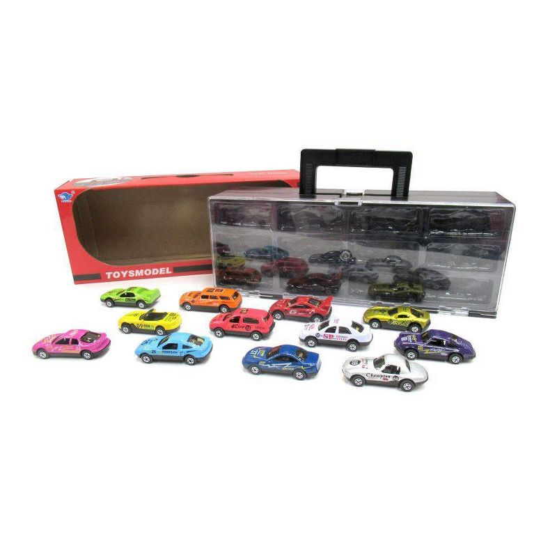 Lucky Toys 1:64 Scale Pull Back Car Set 12pc