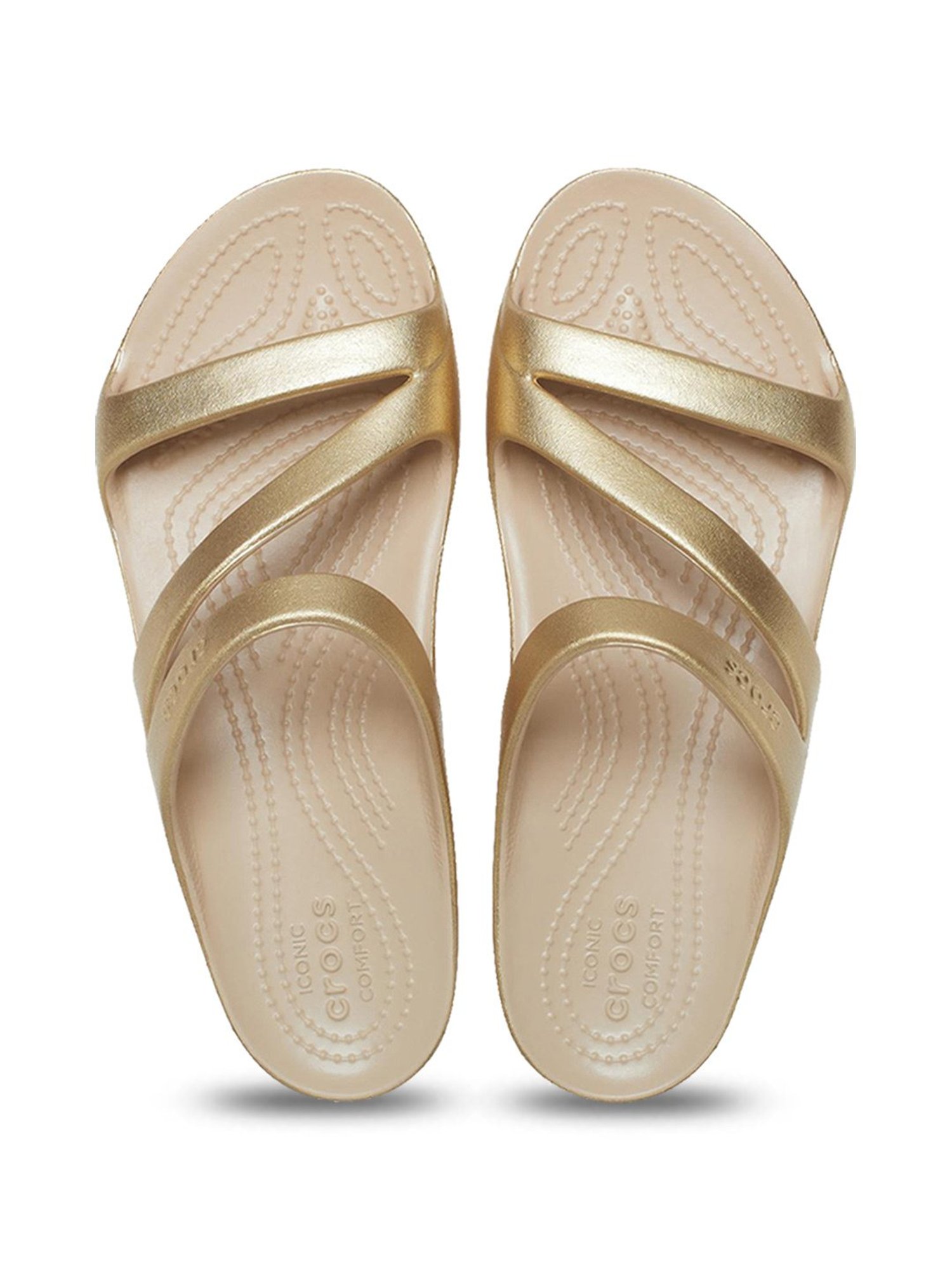 Crocs Women's Kadee Gold Casual Sandals
