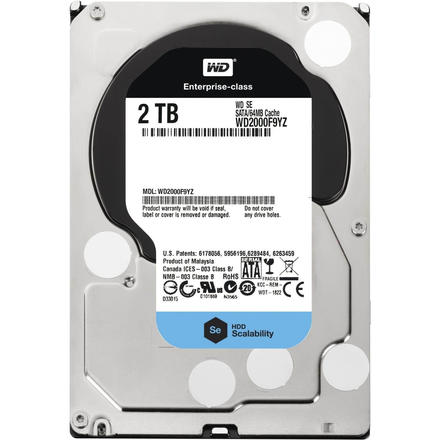 WD WD2000F9YZ WD2000F9YZ 2 TB Hard Drive - 3.5" Internal - SATA (SATA/600)