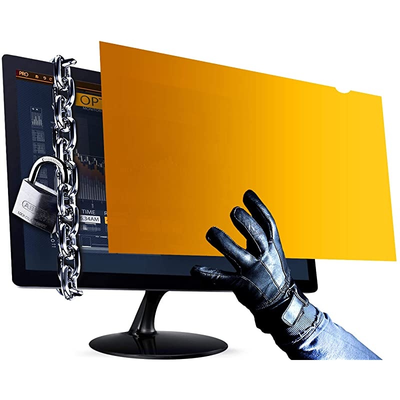 Inch Gold High Clarity Computer Privacy Screen Filter for Widescreen Computer Monitor AntiScratch Protector Film for Data confidentiality 169 Aspect Ratio