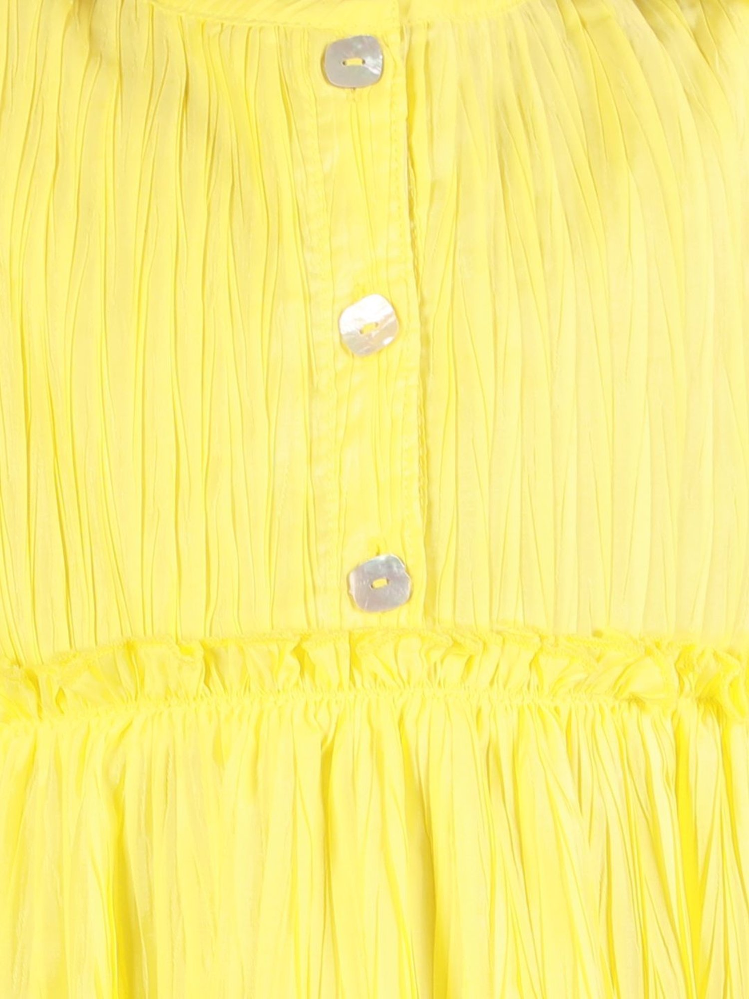 KidsDew Yellow Regular Fit Dress