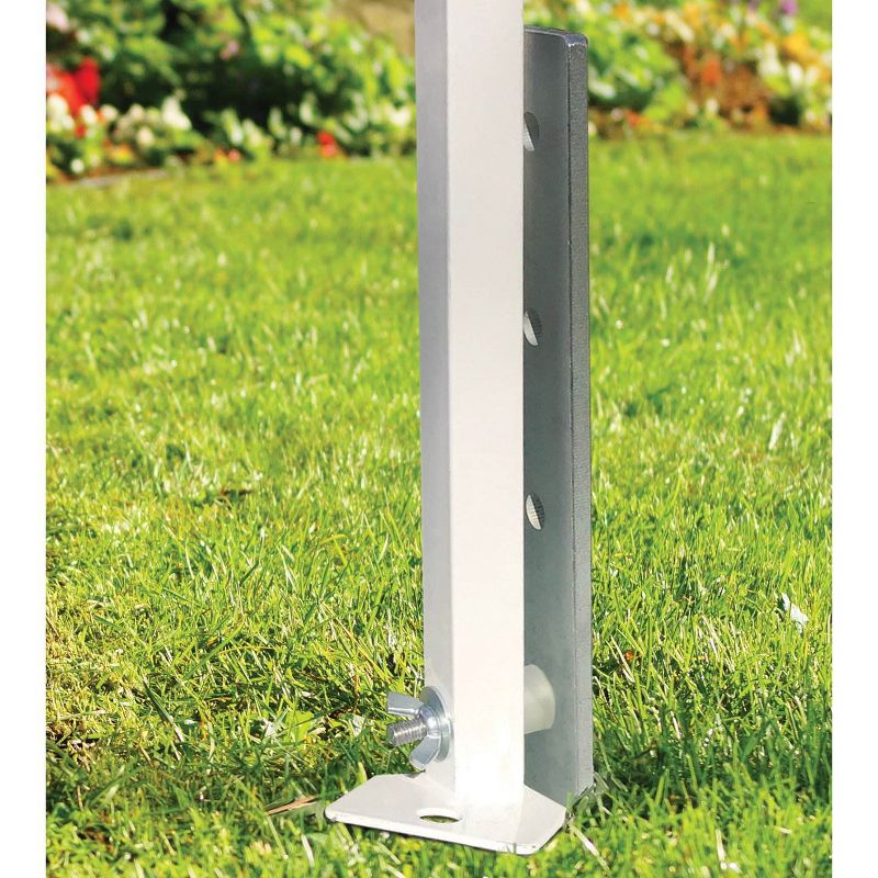 Z-Shade 12 x 14 Foot Instant Pop Up Canopy Tent w/ Steel Stakes & Weight Bags